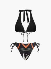 Halter Neck Tie-Back Bikini Set